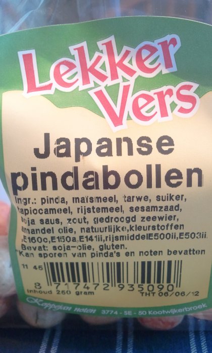 Japanse pindabollen